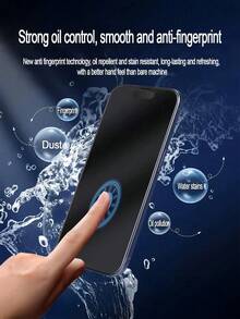 ZYSHI 3-Pack Frosted Privacy Tempered Glass Screen Protector - Anti-Peeping, Anti-Glare, Anti-Fingerprint. Easy Bubble-Free Installation. Compatible With IPhone 17 Pro Max/Pro/Air/17, 16 Pro Max/Pro/16, 15, 14 Plus, 13/13 Mini, 12, 11. - 3pcs Matte Privacy - View 4
