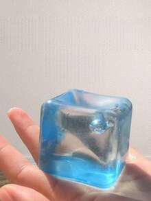 新款麦芽糖冰块挤压玩具，透明水块慢回弹减压挤压玩具冰块玩具 - 彩色 - 查看 9