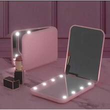 Mirrors Travel Essentials For Women Your Must Have Touch Up Mirror Stash It In Your Purse For Last Minute Edge And Lash Checks On The Go - 粉紅色-b - 查看 1