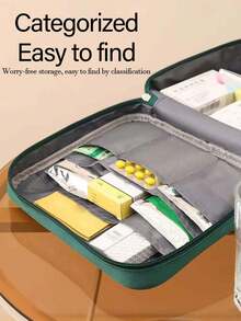 3/2/1 szt. - Zestaw podróżny z lekami, wielofunkcyjna apteczka pierwszej pomocy, zestaw ratunkowy do domu/na zewnątrz, miejsce na leki podróżne, przenośna torba do przechowywania leków na podróż i kemping, pojemnik na leki na co dzień, torba do przechowywania leków, niezbędne wyposażenie kempingowe i turystyczne, akcesoria podróżne, przenośna torba na leki, apteczka podróżna, przechowywanie leków, zestaw do zapobiegania epidemiom i higieny, artykuły przetrwania, styl boho, saszetka, kosmetyczka, niezbędny element podróży - Wielokolorowe - Zobacz 12