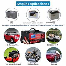 Smart Battery Charger, Portable Battery Charger For Car, Motorcycle Lawnmower - 12V/24V - View 10