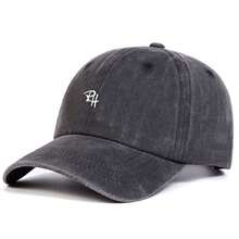 1pc Women's RH Embroidered Washed Baseball Cap, Fashionable Adjustable Sun Protection Casual Hat Suitable For Spring, Autumn Outings, Travel, Beach, Party - Multicolor - View 6