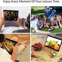 Qetupa 10.1-Inch Android 15 Tablet PC, 4GB RAM + 64GB/128GB ROM, MTK 6762 Octa-Core 2.0GHz Processor, HD (1280x800) IPS Touchscreen, 5MP Front Camera And 13MP Rear Camera, 6000mAh Large Battery, Bluetooth 5.2 And 802.11ac WiFi 5 - Blue - View 7