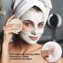 30/60/90 Pcs Facial Sponges Compressed Face Sponge Natural Cleaning Sponge For Facial Cleansing, Exfoliating Mask, Makeup Removal Rich In Foam Improve And Remove Dead Skin Cells Use In Your Bathroom, Room, Office, Purse - Multicolor - View 5