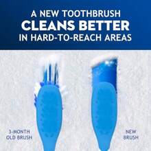 2k/Adult Hard Bristled Manual Toothb With Excellent Cleaning Effect Equipped With Tongue Coating B And Wavy Bristles For More Effective Cleaning Of Teeth 6pack - 如圖 - 查看 3