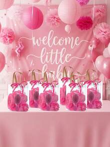 74 Pcs Wedding & Party Favor Supplies | Bridal Shower Gift Set | Includes Headbands, Puff | Multi-Color - K - View 7