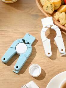 Plastic Bottle/Can Opener Without Battery, Easy Grip Rotary Cap, Suitable For Soda & Beverage Bottles, Magnetic Japanese-Style Opener - Multicolor - View 4