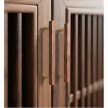 Walnut Solid Wood Cabinet Handles, Wooden Cabinet Handles, Solid Wood Drawer Pulls, Modern Solid Wood Cabinet Handles, Suitable For Kitchen, Cabinets And Drawers - Multicolor - View 7