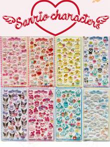 1pc Cartoon Music Anime Sticker, DIY Sticker, Waterproof Phone Sticker, Creative Sticker For Party, Handmade Phone Decoration Sticker, Gift. Some Styles May Have Color Variations And Will Be Sent Randomly. - Multicolor - View 6