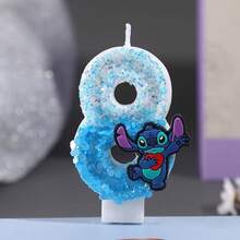Lovely Birthday Candle Decoration Set, Party Favors, Anniversary Candle Decor, Wedding Party Numeral Candle Decor, Outdoor Party Elegant Candles 0-9 - Multicolor - View 14