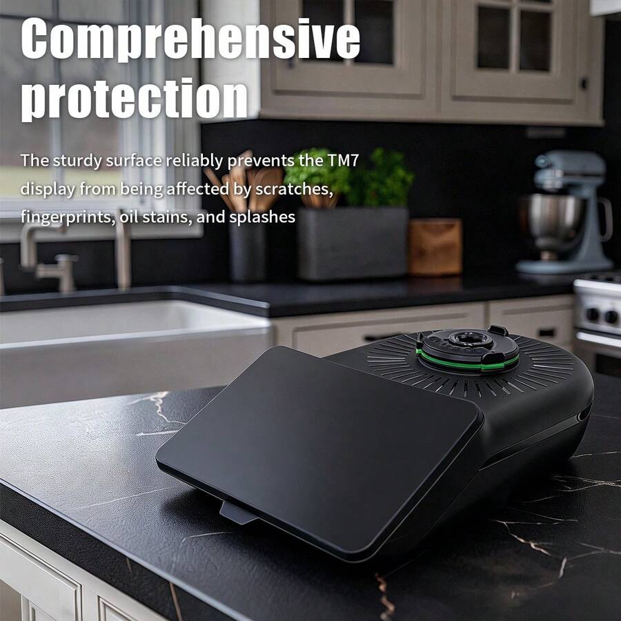 TM7 高级显示屏保护套 | 为您的显示屏提供全面保护 - 完美适配 Thermomix TM7 - 安装简便，柔韧耐冲击，紧密贴合不易松动，采用优质黑色硅胶制成 - 彩色 - 查看 1