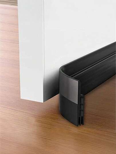 Door Draft Stopper, Door Sweep For Bottom Of Door, Weather Stripping Door Seal Gap Filler Bottom Blocker Soundproofing Cold Air Insulation Save Energy Install Quickly Easily