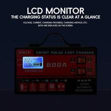 Smart Battery Charger, Portable Battery Charger For Car, Motorcycle Lawnmower - 12V/24V - View 8