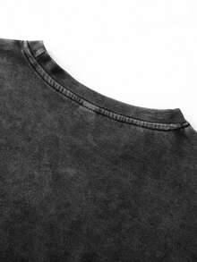 Black Mens Creative T Shirt And Shorts Set American Vintage Full Print Street Wear Essential T Shirt Set Men Graphic T Shirt And Shorts Set With Don Julio 1942 Tequila Reserva De Logo And Bird Design For Casual Outfits And Everyday Wear - 黑色 - 查看 4