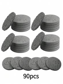 30/60/90 Pcs Facial Sponges Compressed Face Sponge Natural Cleaning Sponge For Facial Cleansing, Exfoliating Mask, Makeup Removal Rich In Foam Improve And Remove Dead Skin Cells Use In Your Bathroom, Room, Office, Purse - Multicolor - View 24