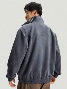 Adidas CTT Chinese Track Top 3.1 Gender Neutral Jacket (Asia Sizing) Dark Grey-Back To School- Mother's Day Gifts-Father's Day Gift –KR0295 - 深灰色 - 查看 4