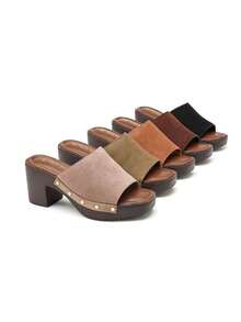 Stylish Casual Fabric Beach - Camel - View 4