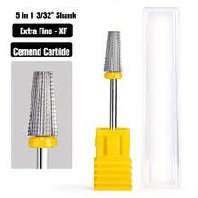 1PC/3PCS Professional-Grade Tungsten Steel With Diamond Nail Drill Bit Cuticle Remover Bits,For Electric Nail Drill Compatible, - Multicolor - View 5