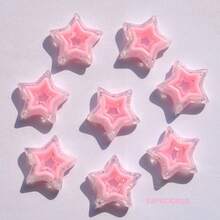 20pcs Transparent Multi-Color Pentagram Shaped Beads For Bracelet, Necklace DIY Jewelry Making, Suitable For Summer, School - Multicolor - View 28