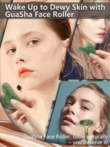 2pcs Natural Stone Roller Massage Scraping Tool Set, Easy To Use - 1 - View 5