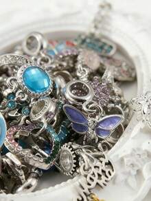 5/10/20pcs Random Fashion Bracelet Necklace DIY Accessories Couple Gift - Multicolor - View 2