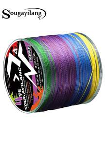 SOUGAYILANG 四股高品质PE编织钓鱼线 - 高强度、耐磨损、耐用 - 提供120码、360码和600码三种长度 - 彩色 - 查看 2