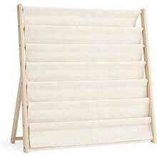 7 Tier Fabric Bookshelf With Deep Pockets Wood Frame Standing Book Rack Space Saving Display Storage For Books Magazines Albums Home And Office Organiser - 75*31*79CM - View 12