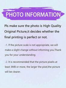 Custom Single Photo Canvas Painting, Photo To Canvas Conversion, Any Photo Can Be Customized, Multiple Sizes Available, Decorative Painting Can Be Customized. Ideal For Valentine's Day, Birthday Or Graduation Gifts. ,2026-Collection - Multicolor - View 7