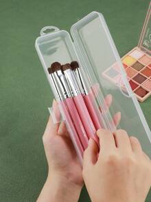Bộ 7 cọ trang điểm mắt cao cấp bằng sợi tổng hợp, dùng cho phấn mắt, che khuyết điểm, kẻ mắt, kẻ lông mày, tán màu và bắt sáng. - Nhiều màu - Xem 5