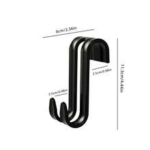 1/3pcs Towel Rack Hooks, Radiator Mounted Hanger Clips, No Drilling Strap Hooks For Hanging Towels & Clothes, Multifunctional Drying Rack, Suitable For Bathroom, Kitchen, Laundry Room Storage, Space Saving Home Decor, Dorm Essential, Housewarming Gift, Spring Home & Back To School Necessity - Black - View 10
