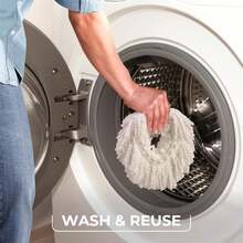 Easywring Microfiber Spin Mop & Bucket Floor Cleaning System With 3 Extra Refills - A - View 5