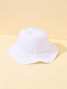 1顶夏季婴儿帽，宽檐遮阳帽，UPF 50+防晒，可爱可调节，泡泡纱面料，适合婴儿派对装饰、幼儿帽、儿童帽、情人节、复活节、节日、生日礼物 - 彩色 - 查看 6