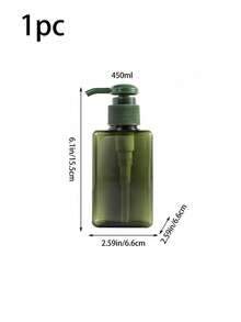 1个可重复灌装旅行装瓶，创意小型空泵瓶，适用于洗手液、沐浴露、洗发水，大容量乳液分配器，旅行皂液泵，浴室，水槽，淋浴，洗手液，洗发水，沐浴露，可重复灌装泡沫容器，透明塑料瓶，适用于沐浴露泵瓶，家居浴室用品。 - 彩色 - 查看 14