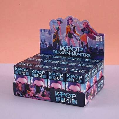 K-POP Girl Group 3D Character Keychain Blind Box Set - Multiple Colorful Stage Outfit Mini Figurines, Surprise Unboxing Experience, Durable PVC Material, Collectible K-POP Fan Merchandise, Fashionable Keychain Decoration, Desktop Decor, Creative Display Piece