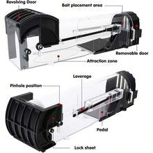 Trampas Para Ratas Ratones Efectivas Automática 2pcs - transparente - Ver 6