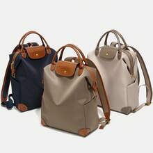 Men Fashion Backpacks - Navy Blue - View 2