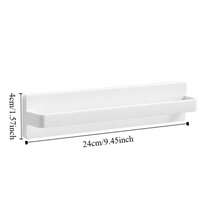 1PC Saving Space No Trace Wall Mounted Towel Rack Waterproof Punch Free Shoes Rack White Multifunctional Storage Drain Rack Kitchen - Multicolor - View 8