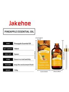 jakehoe Pineapple Aroma Essential Oil, Daily Home Use Relaxing Scent To Create A Pleasant Atmosphere And Refresh The Air - one-size - View 9
