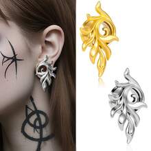 2件装新款朋克花朵耳扩耳钉 316不锈钢耳洞扩张器穿刺饰品 女士优雅耳环 情人节礼物 - round-2 - 查看 1