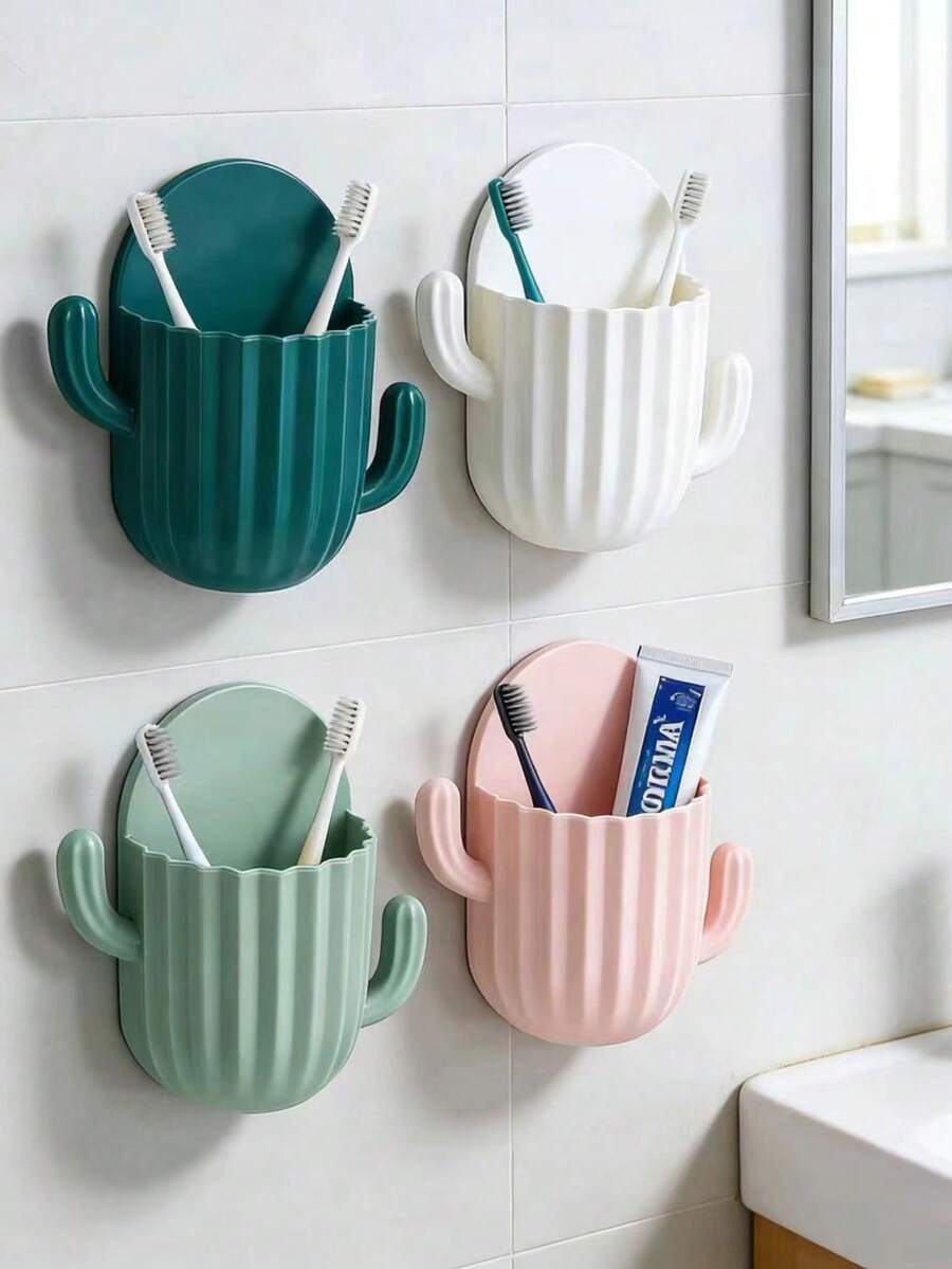 1pc Wall Mounted Storage Box, Bathroom Organizer, Bedside Storage Holder, Chopsticks Rack