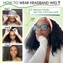 Short Afro Kink Curly Grey Headband Wigs For Women12inch Shoulder Length Salt And Pepper Headband Wig For Women Synthetic Deep Curly Head Band Wig Daily Use (1B/Grey) - 12inch-Curly-1B/GREY - 查看 5