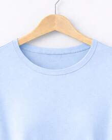 Camisetas femininas qualidade Premium! Envio a Todo Brasil - Azul bebê - Visão 2