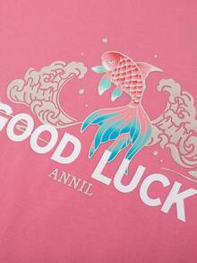 Annil [Quick-Drying Clothes]Children's And Boys' Girls' Short-Sleeved T-Shirts Summer New Style Breathable White T-Shirt - Rainbow Pink - View 5