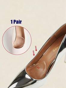 Silicone Anti-Slip High Heel Insoles For Women - Clear - View 9