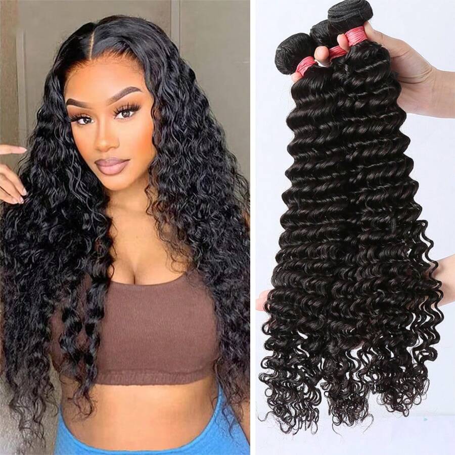 BINF Valentine's Limited Wig Deep Wave Human Hair Bundles Spring Renewal Wig Deep Wave Curly Bundle Human Hair Romantic Confession Wig 100% Unprocessed Brazilian Virgin Hair 1/3 Bundles For Women Spring Outing Exclusive Wig Wet And Wavy Hair Bundle Weave Human Hair Extensions Valentine's Sweet Wig Wet And Wavy Bundles - 3 Pack Style Keep Texture Silky Soft Hair Extension Couple-Matched Wig Deep Curly Weave 3 Bundles Hair Extensions For Women Early Spring Limited Wig Natural Color 12A Hair Extensions Real Human Hair Extensions Valentine's Limited Wig Raw Curly Human Hair 1/3 Bundles Romantic Confession Wig Quick Weave Triple Lifespan 3XValentine's Sweet Wig - Deep Wave Bundles - 查看 1