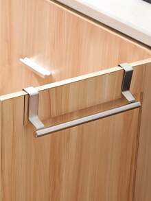 Stainless Steel Multi-Function Towel Rack, Kitchen & Bathroom Dual-Use Rack, No Drill Towel & Clothes Drying Rack - Multicolor - View 11