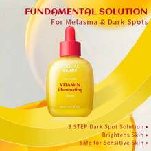 Suero Iluminador – Suero Iluminador con Vitamina C y Niacinamida | Hidrata, nutre y reafirma, unifica el tono de la piel, contiene ceramidas y ácido hialurónico para hidratación, 30 ml | Regalo de Navidad - Amarillo - Ver 3