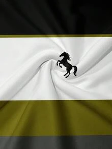 Áo Polo tay ngắn tối giản phong cách công sở dành cho nam giới cỡ lớn - Màu xanh Ô liu - Xem 4