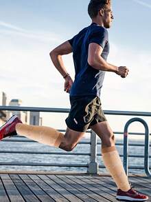 bropite 男女通用压缩袜，1/4/6双装，采用尼龙涤纶混纺针织面料，长筒设计，适合腿部穿着，为健身、瑜伽、普拉提、徒步、跑步、骑行、网球、足球、篮球等运动提供支撑。 - 彩色 - 查看 6