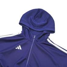 Áo khoác thể thao Adidas cho trẻ nhỏ, áo khoác gió nhẹ, áo khoác mỏng, áo khoác ngoài có mũ cổ đứng cho bé trai. - Màu xanh lam - Xem 3